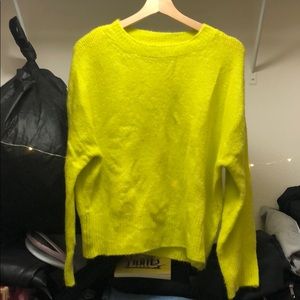 Zara Chartruse Knit Jumper